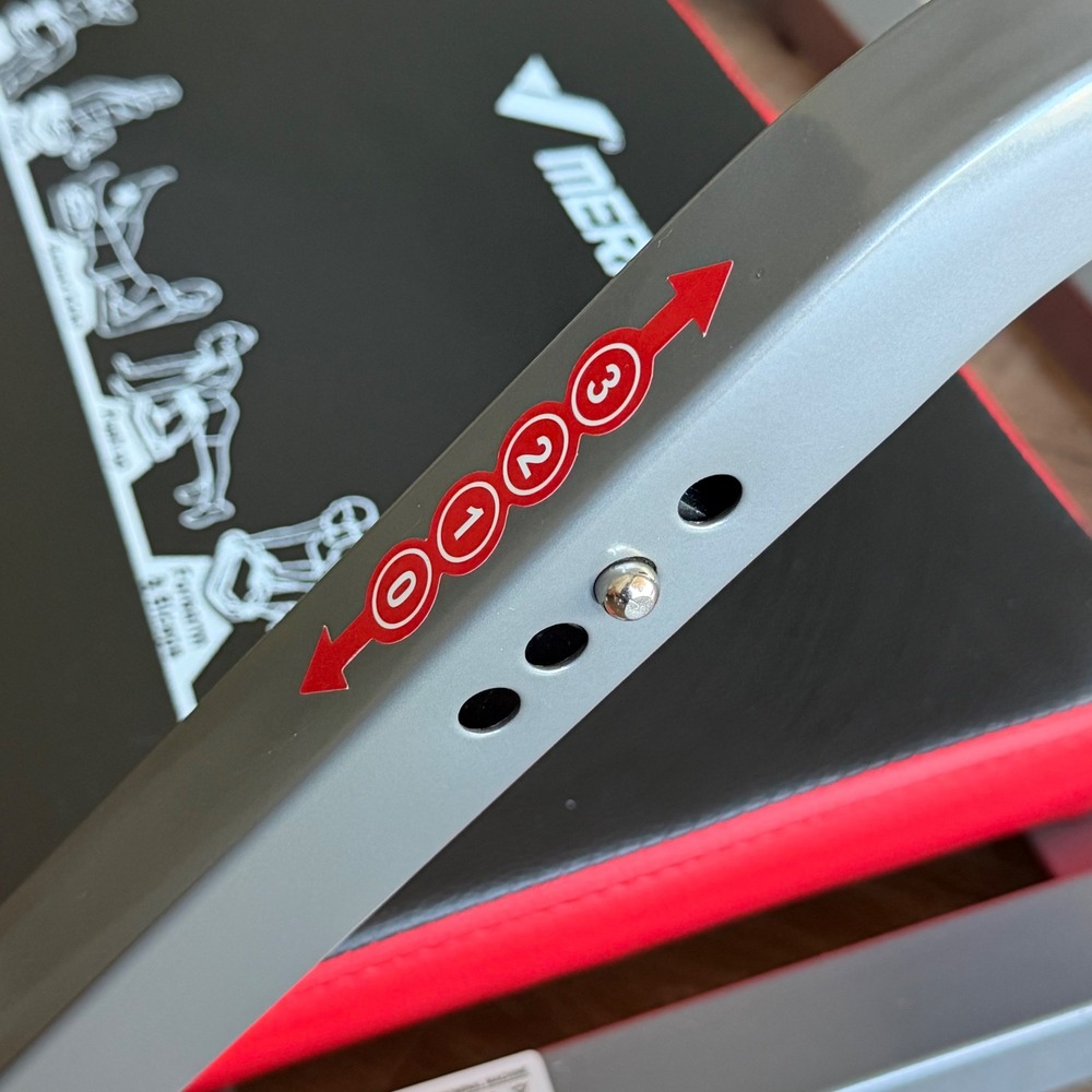 Merach Abdominal Machine MR-2477 Red Grey Core Workout Training Equipment - Picture 6 of 8
